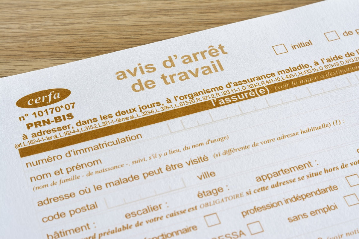 Arret de travail Maladie 2026
