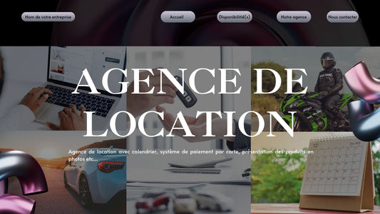 Commander un site pour une agence de location